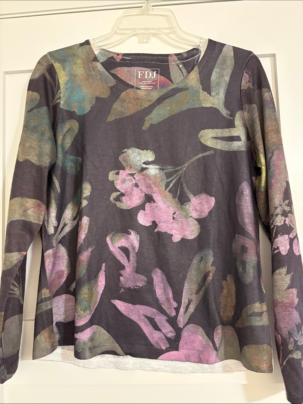 FDJ Floral Long Sleeve Tee